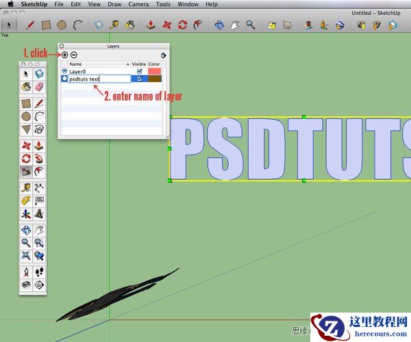 Photoshop和谷歌SketchUp创建超酷的3D立体字