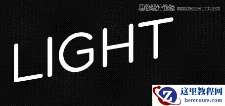 Photoshop设计酷炫的荧光字效教程