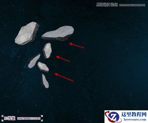 Photoshop制作梦幻光影效果的艺术字教程