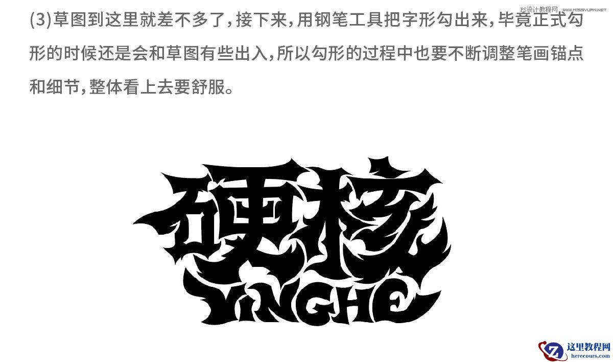 金属文字：用PS制作金属火焰艺术字