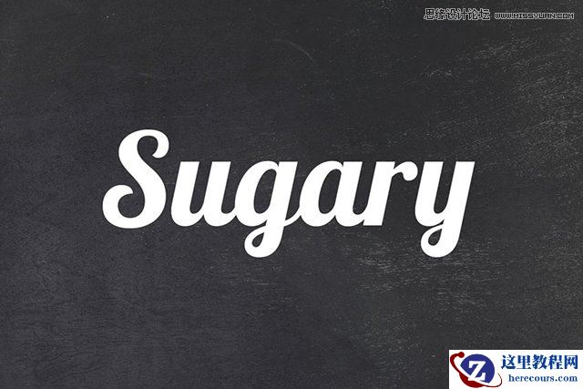 Photoshop制作霜冻效果的艺术字教程