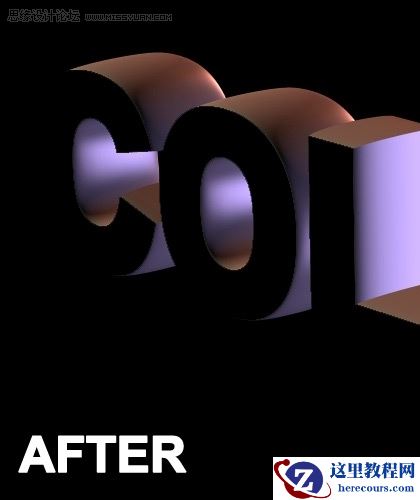 Photoshop制作令人惊叹的3D文字效果