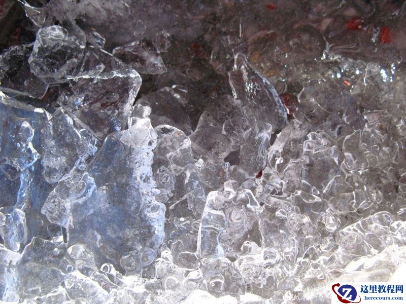 Photoshop制作超酷的冬季冰冻艺术字