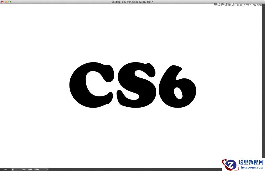 Photoshop制作动物毛发效果的艺术字教程