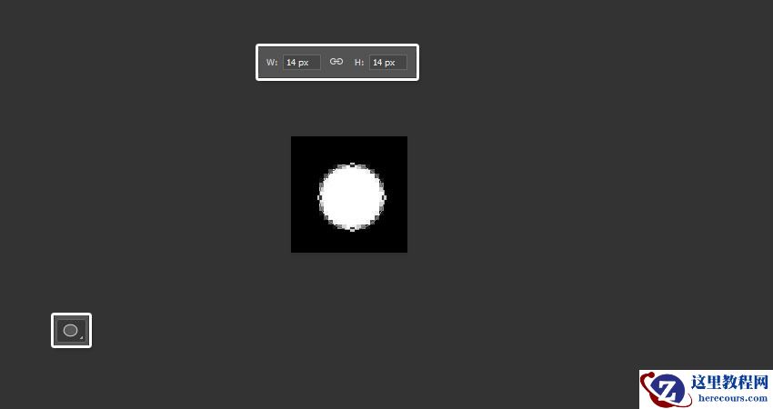 Photoshop制作3D立体风格的矩阵LED字体