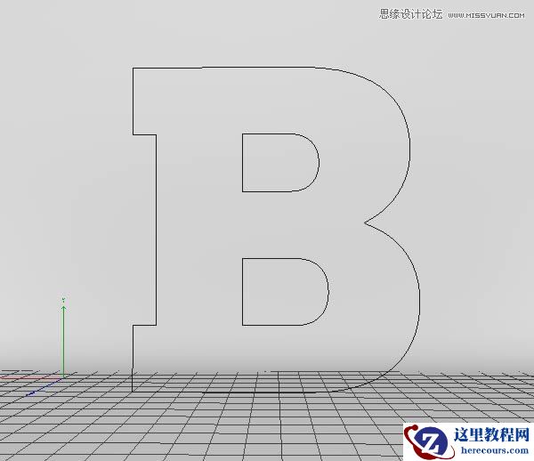 Photoshop结合C4D制作三维立体艺术字