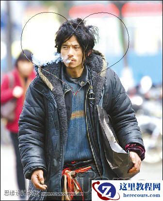 Photoshop恶搞教程犀利哥牌打底内衣