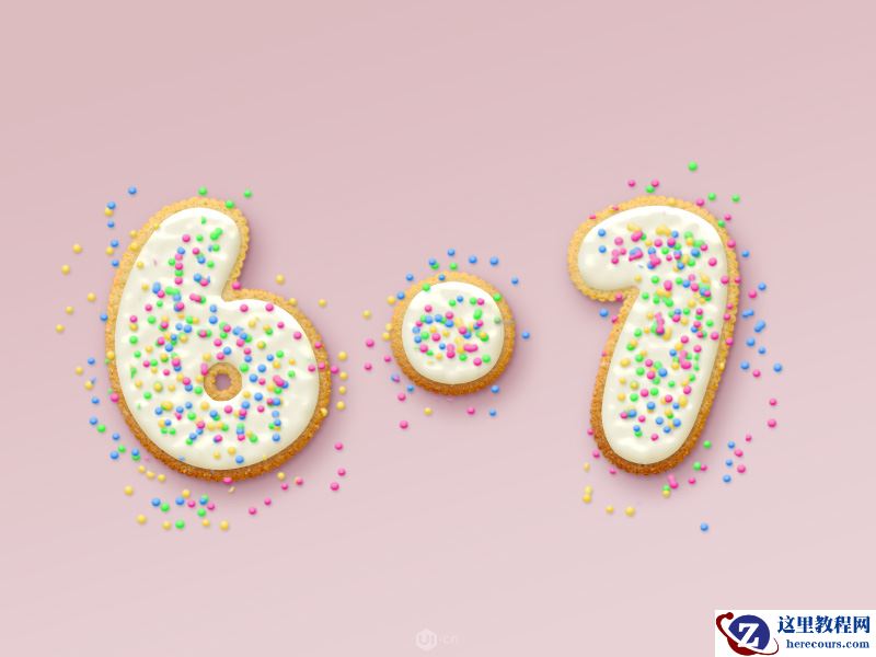 Photoshop制作卡通风格的儿童节艺术字