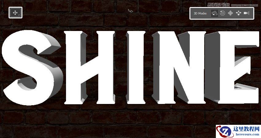 Photoshop制作复古风格的灯泡艺术字