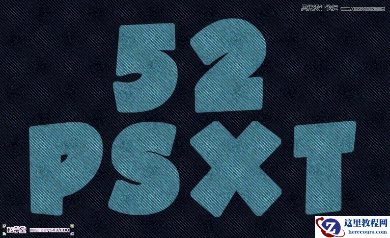 PhotoshopCS6设计非常逼真的牛仔字效