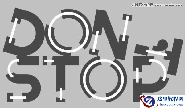 Photoshop制作红色大气的立体字教程