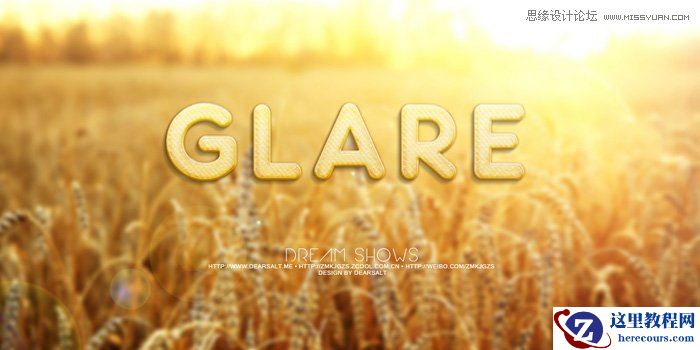 Photoshop制作个性的金色立体字教程