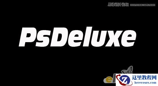 Photoshop利用滤镜制作简单的放射文字