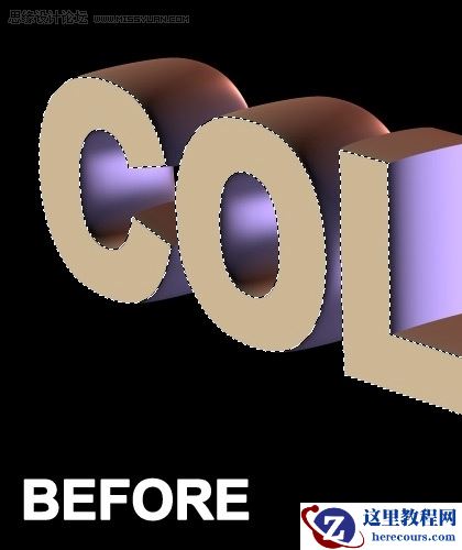 Photoshop制作令人惊叹的3D文字效果