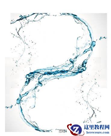 Photoshop制作奇趣的水花艺术字