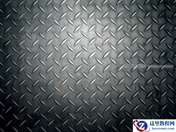 Photoshop制作抛光金属文字效果