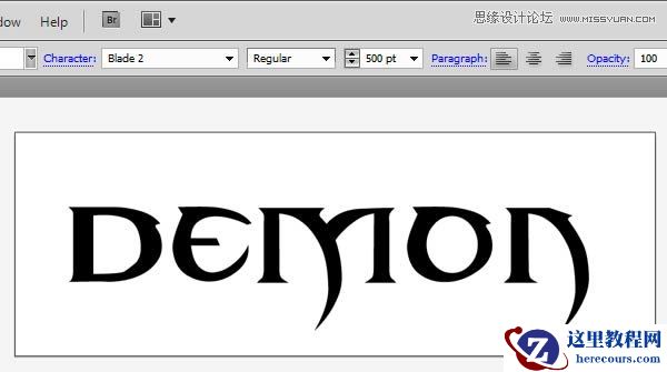 Photoshop制作暗黑破坏神游戏字体教程