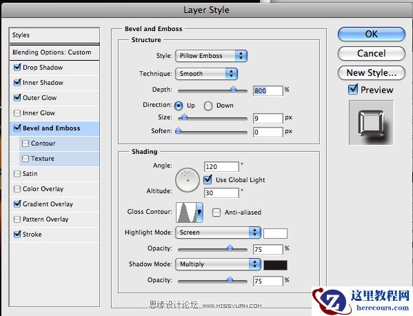 Photoshop制作金属效果的卡通字教程