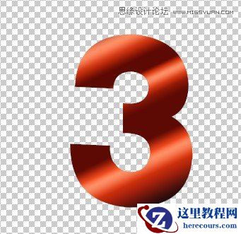 Photoshop制作立体质感3D花纹字效果