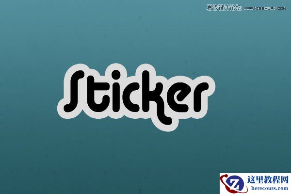 Photoshop设计糖果风格大气艺术字教程