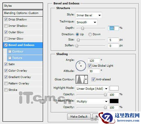 Photoshop制作发着蓝光的金属立体字