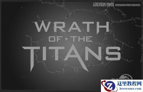 Photoshop制作诸神之怒海报艺术字教程