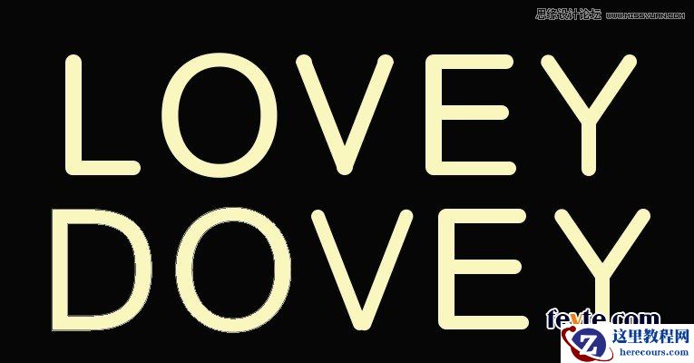 Photoshop制作绚丽的霓虹艺术字教程