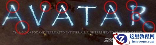 Photoshop制作阿凡达电影的宣传海报字体