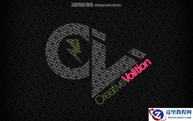 Photoshop设计超酷的文字效果海报