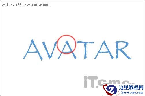 Photoshop制作阿凡达电影的宣传海报字体