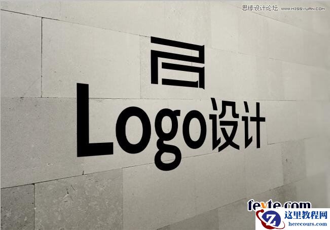 Photoshop制作立体效果的透视3D立体字