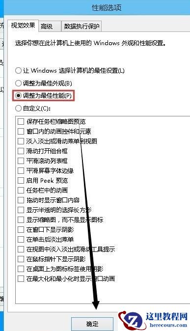 Win10专业版如何取消视觉特效？Win10专业版取消视觉特效的技巧