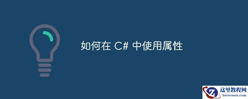如何在 c# 中使用属性