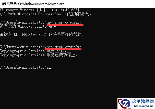 Win10专业版更新错误代码0x800707e7怎么办？