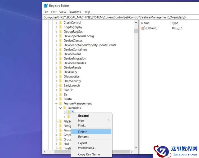 Win10 20H2怎么通过注册表开启新功能?