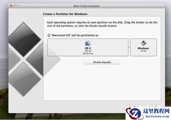Mac笔记本上安装Win10预览版方法
