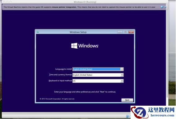 Mac笔记本上安装Win10预览版方法
