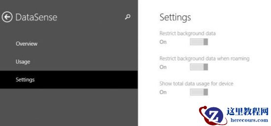 Win10 Build 9860新功能增加Data Sense数据流量统计