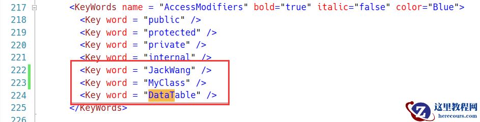 .NET中用ICSharpCode.TextEditor自定义折叠与高亮