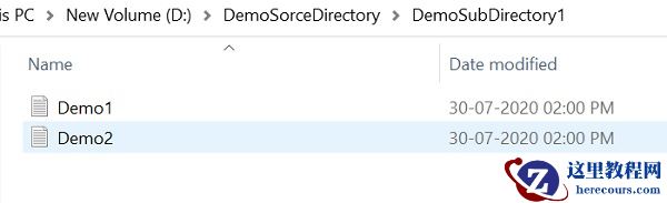 如何在C#中复制目录的全部内容？