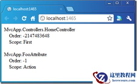 ASP.NET MVC的筛选器