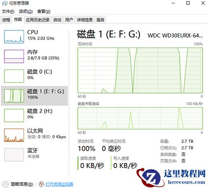 Win10磁盘占用100%官方解决办法（亲测有效）