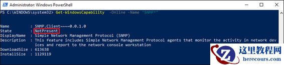 win10安装snmp失败错误代码0x8024402C的解决方法