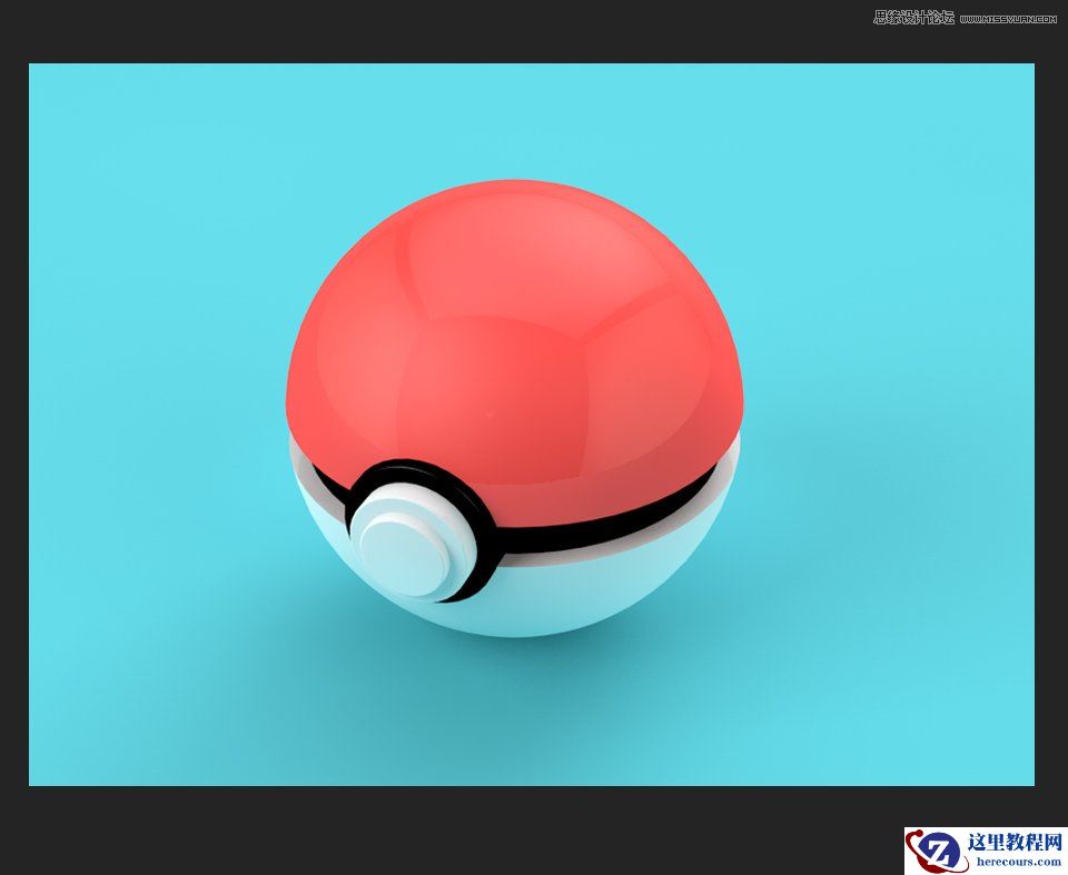 C4D制作圆形的宠物小精灵建模教程