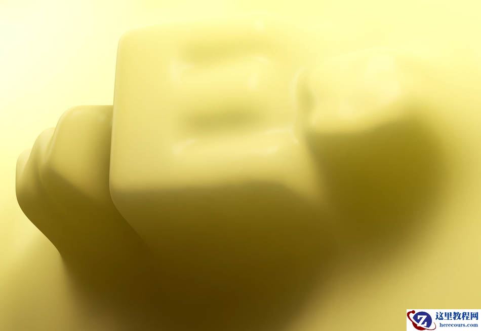 C4D制作蜡烛风格的3D艺术字教程