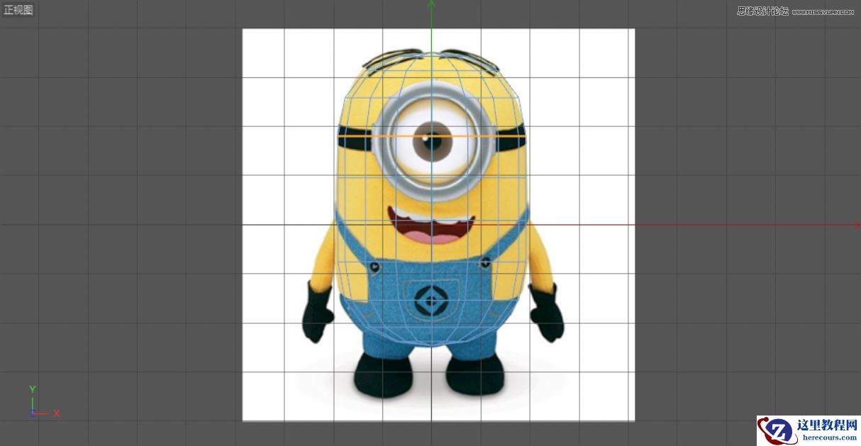 C4D制作呆萌的小黄人建模教程