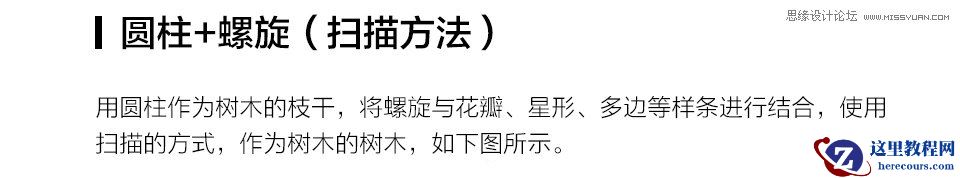 C4D实例教程：详解树木建模教程