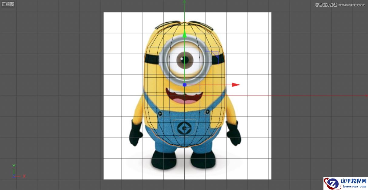 C4D制作呆萌的小黄人建模教程