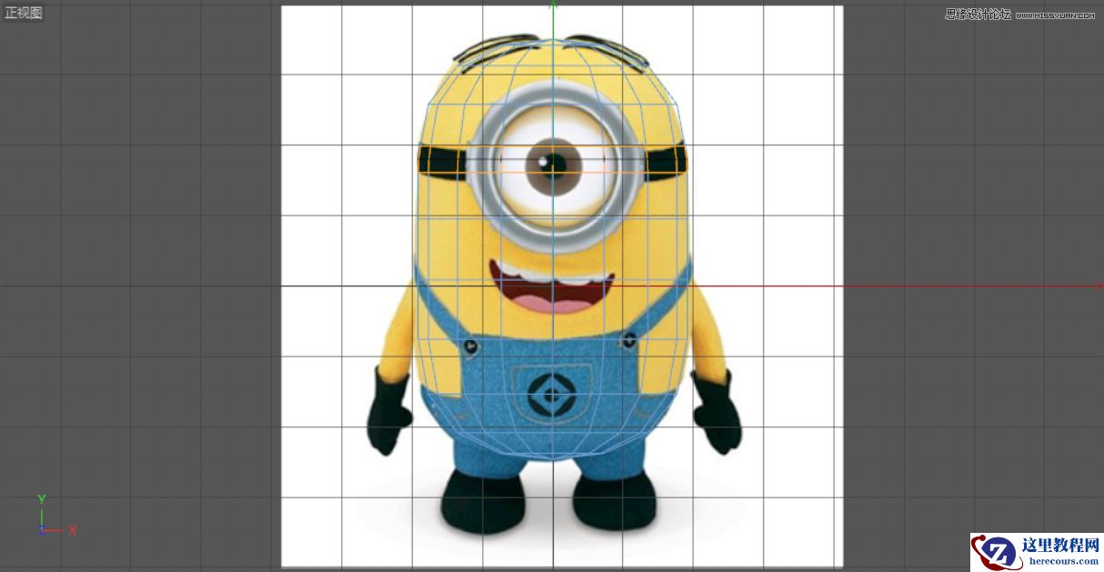 C4D制作呆萌的小黄人建模教程