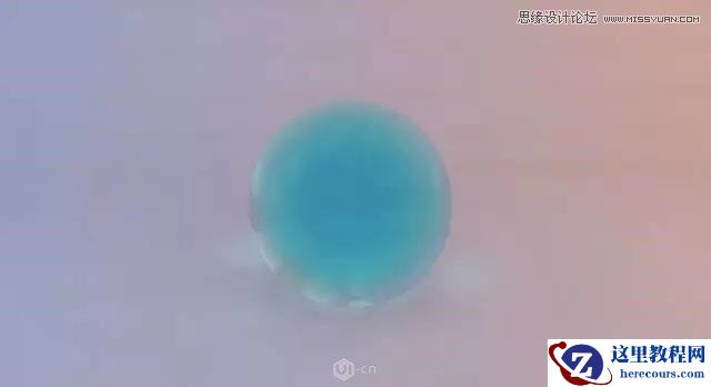 C4D制作透明的玻璃材质水晶城教程